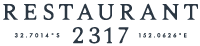 Restaurant 2317 Logo
