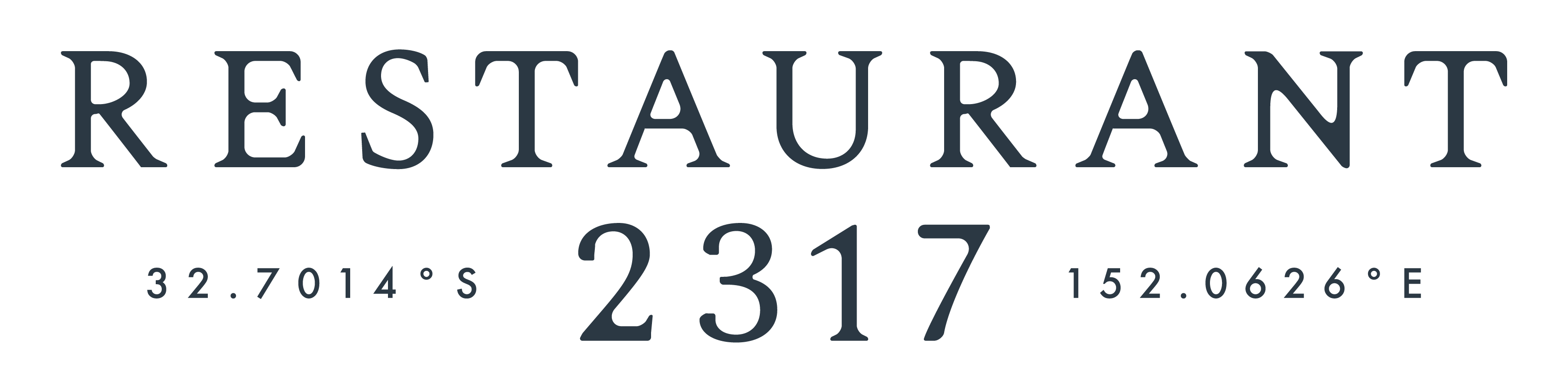 Restaurant2317_Logo - Type - Marina Blue